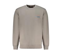 Lee Graues Logo-F ce-Rundhals-Sweatshirt - Größe: M