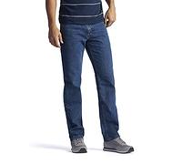 Lee Herren Regular Fit Straight Leg Jeans, Mittel-Stonewashed, 34W / 28L
