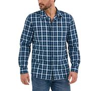 Lee Herren Allzweck-Langarmshirt mit klassischer Passform, Rivet Navy Plaid, Mittel
