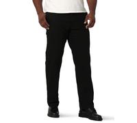 Lee Herren Big & Tall Extreme Motion Cargohose aus Segeltuch Unterhose, Schwarz, 42W / 32L
