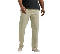 Lee Herren Big & Tall Extreme Motion Flat Front Regular Straight Pant Lässige Hose, Stein, 60W / 30L