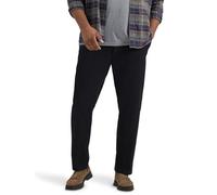 Lee Herren Big & Tall Extreme Motion Flat Front Relaxed Taper Pant Unterhose, schwarz, 44W / 30L