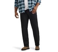 Lee Herren Big & Tall Extreme Motion Relaxed Straight Jeans, Schwarz, 46W / 29L