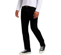 Lee Jeans Herrenjeans Daren Zip Fly – Regular Fit Baumwoll-Stretch Clean Black W33 L34