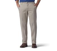 Lee Herren Extreme Motion Flache Vorderseite, Normale gerade geschnittene Hose, Kieselstein (Pebble), 42W / 32L