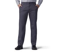 Lee Herren Extreme Motion Flat Front Regular Straight Pant gerade geschnittene Hose, Dunkelgrau, 38W / 29L