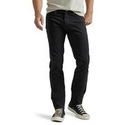 Lee Herren Extreme Motion Slim Straight Jeans, Schwarz, 42W / 32L