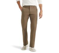 Lee Herren Extreme Motion Flat Front Regular Straight Pant gerade geschnittene Hose, Woodspice, 33W / 32L