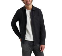 Lee Herren-Hemd mit X-Strick, langärmelig, 1 Tasche, Union-All Black, Mittel