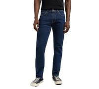 Regular-fit-Jeans LEE "DAREN ZIP FLY", Herren, Gr. 31, Länge 34, blau (schwarz ocean), Denim/Jeans, Obermaterial: 98% Baumwolle, 2% Elasthan, regular fit lang, Jeans (87063865-31) schwarz ocean