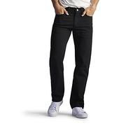 Lee Herren Jeans Legendary Regular, Straight Fit, Straight Leg, Double Black, 38W / 32L