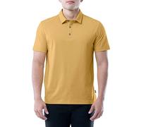 Lee Herren Kurzärmeliges Poloshirt aus weicher Baumwolle Polohemd, gelb, 3X-Groß