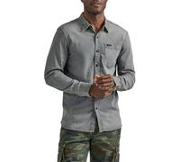 Lee Herren Langarmshirt, Grau Denim, Mittel