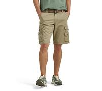 Lee Herren-Latzhose, große und hohe Cargo-Shorts mit Gürtel, Khaki, 58