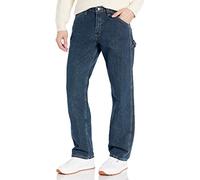 Lee Herren Latzhose Straight Leg Carpenter Jeans - Blau - 36W / 34L