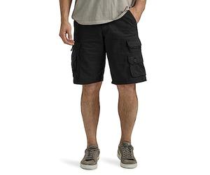 Lee Herren Latzhose Wyoming Cargo Shorts mit Gürtel - Schwarz - 42