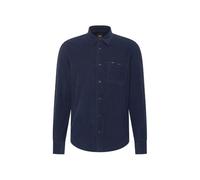 Lee Herren Leesure Shirt, Real Indigo, XL EU