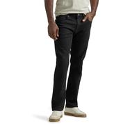 Lee Herren Legendary Slim Jeans mit geradem Schnitt, Überfärbtes Schwarz, 34W / 34L