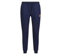 Lee Herren Men’s Lounge Pants In Denim Blue 100% Cotton, Standard Fit Loungewear Casual Pants, Denim Marl,