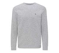 Lee Jeans Sweatshirt Plain Crew Grau (Grey Mele) M
