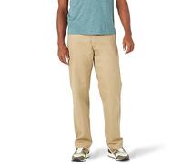 Lee Herren Total Freedom Stretch Flacher Vorderseite Lässige Hose, Khaki, 32W / 30L