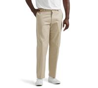 Lee Herren Total Freedom Stretch Relaxed Fit Flat Front Hose - Beige - 40W / 34L