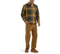 Lee Herren Workwear Relaxed Fit Overshirt, Schweres Pollenmuster, XL