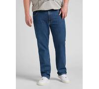 Lee Brooklyn Straight Herren Jeans, Mid Stonewash, 33W / 32L