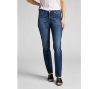 Lee Damen Jeans Marion High Waist Straight Leg - Blau - Night Sky W 28 L 31, Night Sky (HAIM)