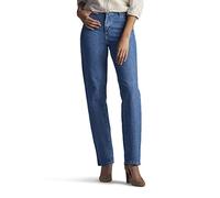 LEE - Jeans Damen - Slim Straight Fit - Elly - Schwarz Rinse