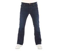 Lee Jeans Herren Stretch Bootcut Denver Jeanshose Hose Denim w31, Farbe: Dark Blue Elko, Größe: 31W / 32L