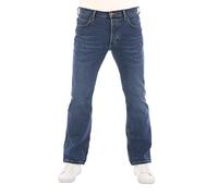 Lee Jeans Herren Stretch Bootcut Denver Jeanshose Hose Denim w38, Farbe: Aged Alva, Größe: 38W / 32L