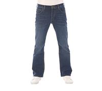 Lee Jeans Herren Stretch Bootcut Denver Jeanshose Hose Denim w42, Farbe: Dark Westwater, Größe: 42W / 34L