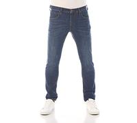 Lee Jeans Herren Stretch Slim Tapered Fit Luke Jeanshose Hose Denim Black w36, Farbe: Dark (LSS2SJPH3), Größe: 36W / 32L