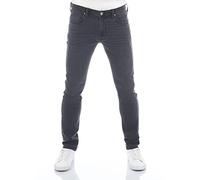 Lee Jeans Herren Stretch Slim Tapered Fit Luke Jeanshose Hose Denim Grey w36, Farbe: Dark Grey (LSS2PCQJ3), Größe: 36W / 32L
