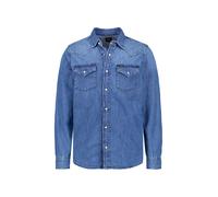 Lee Jeanshemd Herren Regular Fit Langarm Baumwolle blau, M