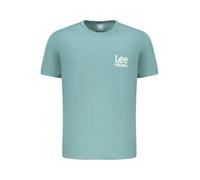 Lee Kurzarmshirt Regular Fit Rundhals mit Logo Print - Größe: M