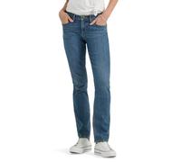 Lee Legendäre Damen-Jeans mit mittlerer Bundhöhe und geradem Bein, Indigo-Glanz, 42