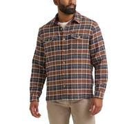 Lee Legendäres Overshirt für Herren, Kupfer Deep Wine Plaid, Klein
