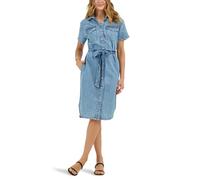 Lee Legendäres Western-Denim-Kleid für Damen, kurzärmelig, Mt. Serie:, X-Groß