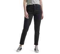 Lee Legendary High Rise Mom Jeans für Damen, Schwarz, 42 Kurz
