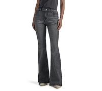 Lee Legendary Mid Rise Flare Jeans für Damen, Blurred Darks, 48 Kurz