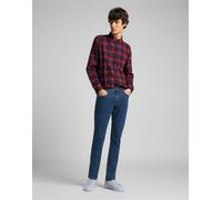 Lee Luke Moto Grau Tapered Jeans 29W/32L