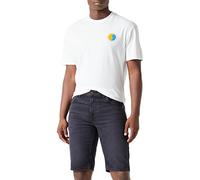 Lee Men's 5 Pocket Casual Shorts, Black Worn IN, 32