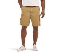 Lee Men's Big and Tall New Dungarees Belted Wyoming Cargo Short, Bourbon, 44W