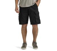 Lee Men's Big-Tall Dungarees Belted Wyoming Cargo Short, Black, 52