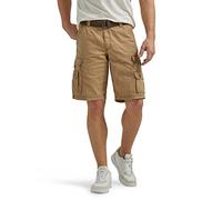 Lee Men's Big-Tall Dungarees Belted Wyoming Cargo Short, Bronze, 52