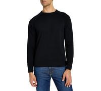 Lee Men's CLEAN Raglan Pullover Sweater, Black, Medium