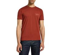 Lee Men's MEDIUM Wobbly Tee T-Shirt, Sweet Maple, S