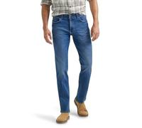 Lee Men's Performance Series Extreme Motion Straight Fit Tapered Leg Jean, Galilean Blue, 42W x 30L